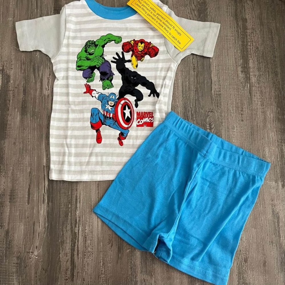New avengers pajamas 4T